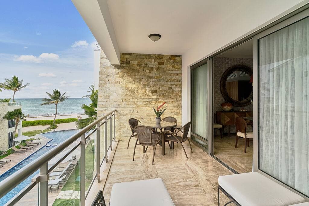 Oceanfront Superior Condo with Pool in Punta Cana